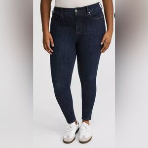 NWT Torrid Blue Trio Fit Skinny Limitless Stretch Jeans